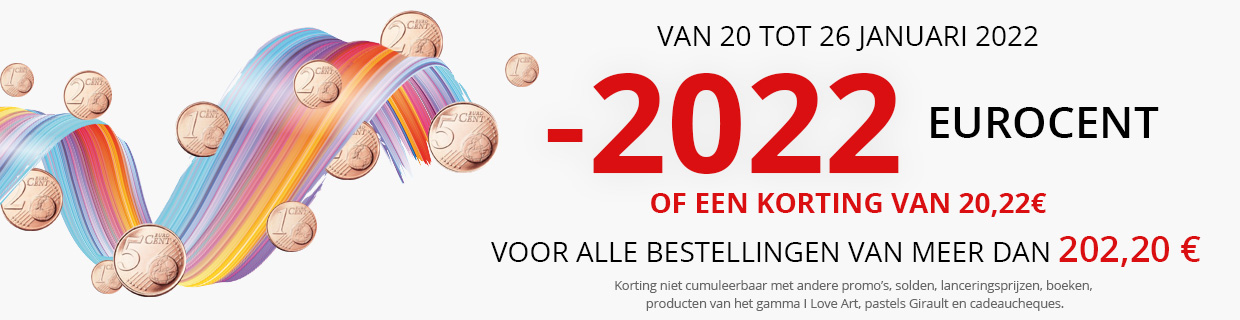-2022 eurocent of een korting van 20,11€