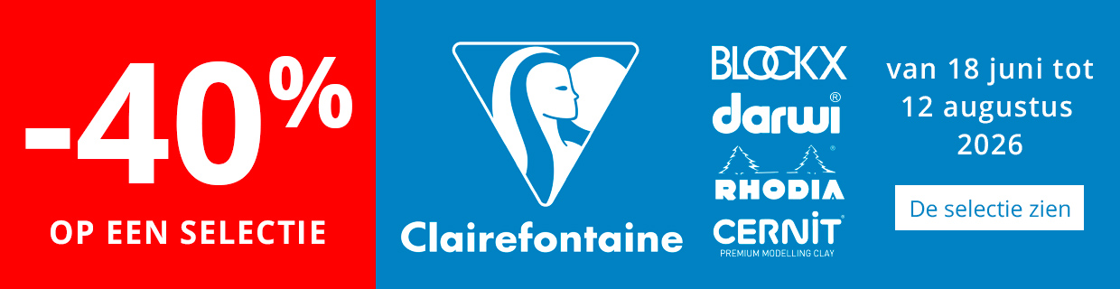 Zomer 2026 - 40% op een selectie Clairefontaine