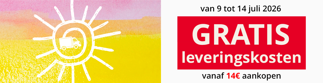 Leveringskosten gratis vanaf 14€