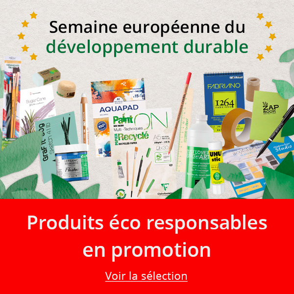 Semaine du développement durable : découvrez nos offres sur une sélection de produits écologiques.
