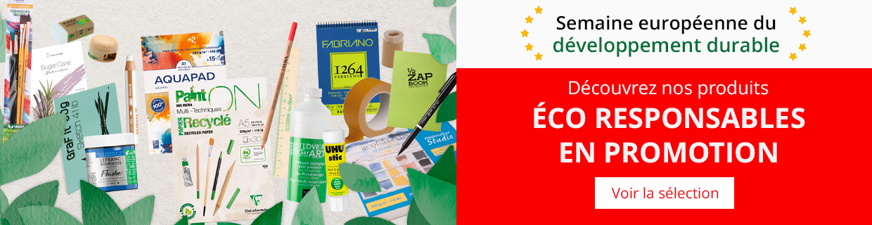 Semaine du développement durable : découvrez nos offres sur une sélection de produits écologiques.